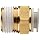 SMC KQ2HS PBT One-Touch Tube Fitting with Sealant, Adapter, Tube OD x NPT Male