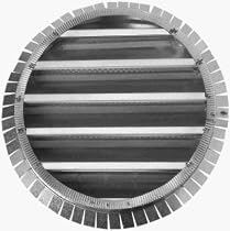 Construction Metals #GLRDPG18G 18" Round Gable Louver