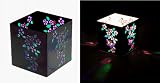 Square Butterfly Black Tealight / Butterflies)