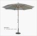 DC America MU59010 9 Market Umbrella with Poly Cover- Hunter green