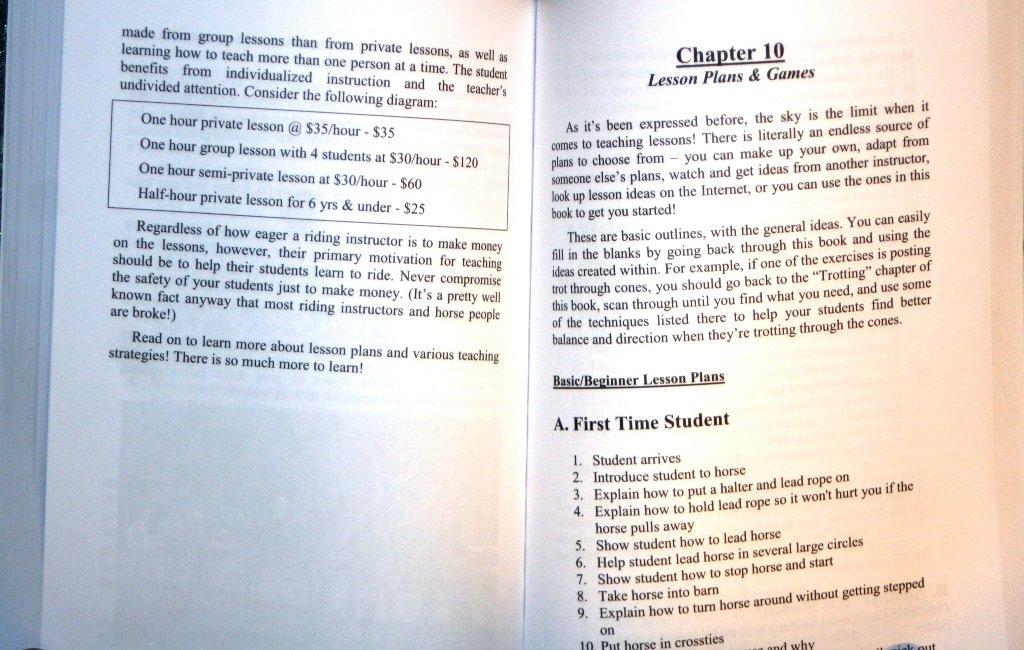 Teaching Horseback Riding Lessons: Sally Cochran: 9780988218109 ...