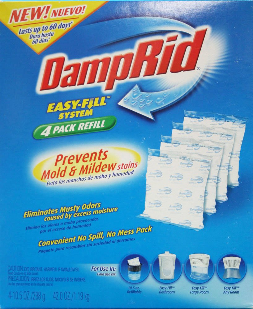 DampRid FG92 Moisture Absorber EasyFill System Refill, 410.5Ounce