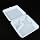 Enviroware GFHC9-3-200W 9-Inch Hinged Biodegradable  Wheat Color 3 Compartment Container 100-Pack (Case of 2)