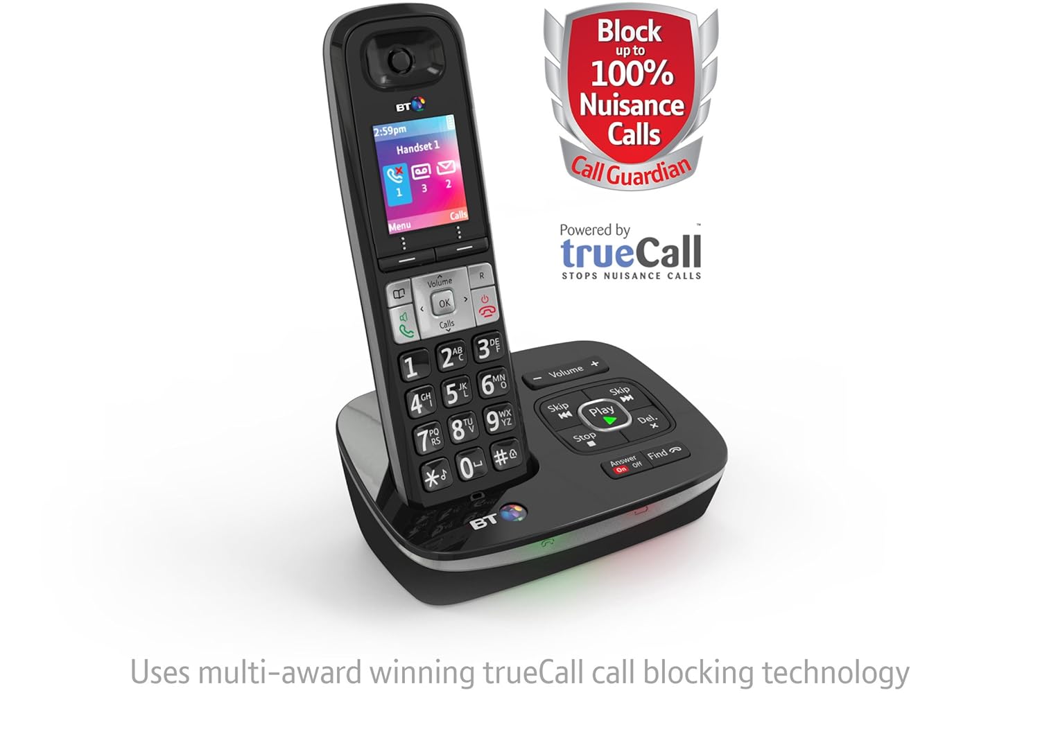 BT 8500 Phone Cordless Answer Machine Telephone Call Blocker Landline
