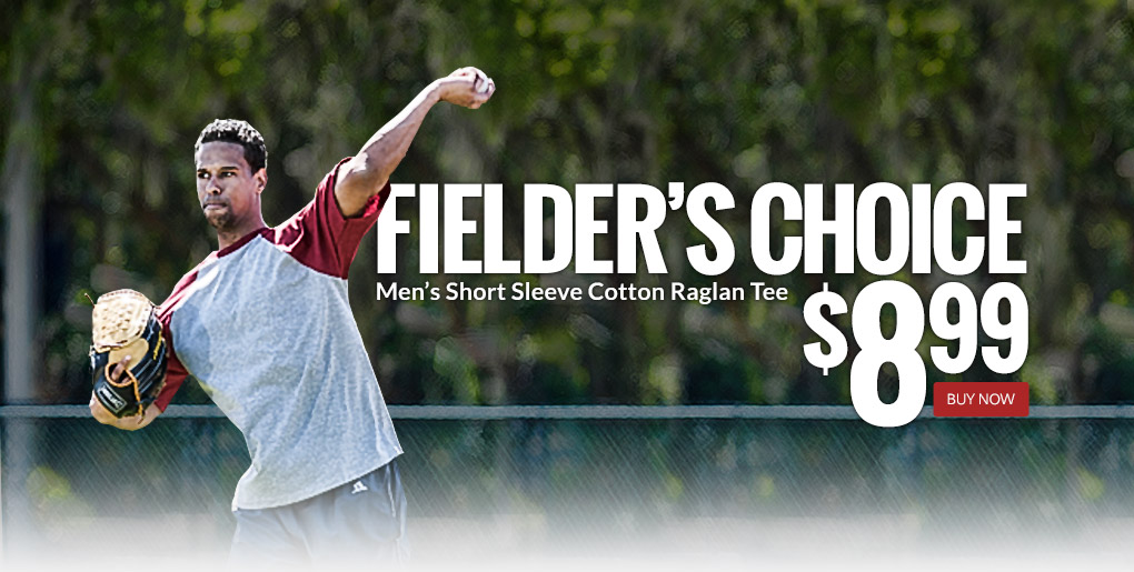 Men's Short Sleeve Cotton Raglan Tee