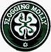 Flogging Molly - Round 4 Leaf Clover & Snake (Shamrock) Logo - Emboidered Iron On or Sew On Patch