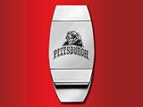 University of Pittsburgh - Money Clip & Credit Card Holder - Laser Engraved