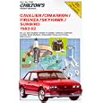 Cavalier Cimarron Firenza Skyhawk Sunbird 1982-92: All U.S. and Canadian Models of Cadillac Cimarron, Chevrolet... by  The Nichols/Chilton Editors