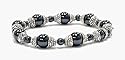 Classic Fashion Bead Magnetic Bracelet - 1 bracelet