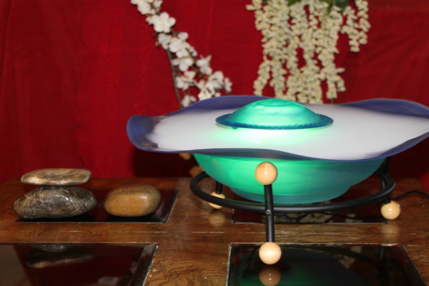 Canary Products Tabletop Mist Fountain, Blue , New, Free Shipping