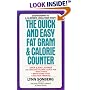The Quick and Easy Fat Gram & Calorie Counter