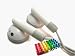 Block Entertainment (tm) - iPod / MP3 - White Stereo Headphones / Earphones