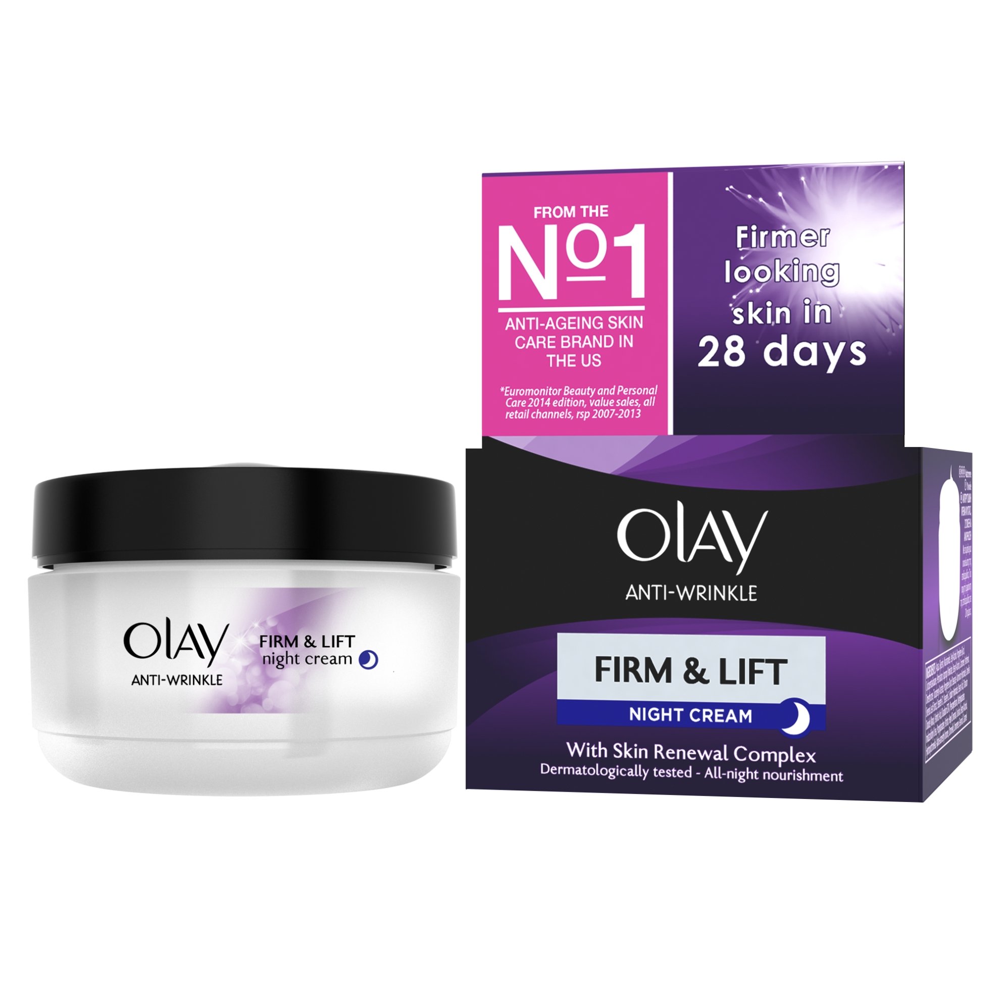 Olay AntiWrinkle Firm and Lift AntiAgeing Moisturiser Night Cream