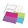 Avery Removable Label Pad, 2 x 4 Inches, Assorted Neon, 80 Labels (22021)