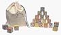 Uncle Goose Wooden ABC Blocks with Bag - Made in the USA