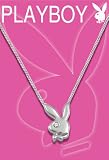 Officially Licensed PLAYBOY MINI BUNNY HEAD CLEAR CZ EYE NECKLACE
