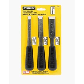 Stanley 16-150 150 Series Short Blade 3-Piece Wood Chisel Set by Stanley
