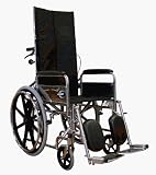 Karman KN 880E 18 Inch Full Reclining Wheelchair with Padded Detachable Arms
