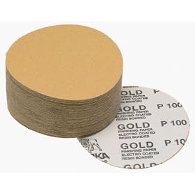 Mirka 23-379-120 6 No-Hole 120 Grit Adhesive Sanding Discs - 100 Pack by Mirka