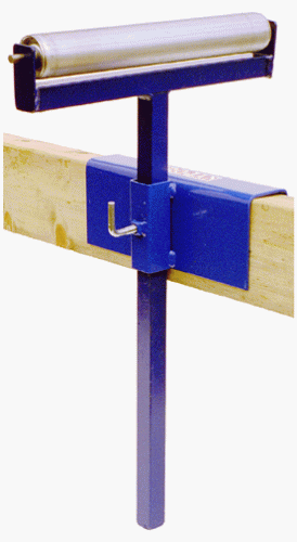 Trojan TR-10 10-Inch Roller and Bracket for Mounting on 2-Inch Lumber Trojan TR-10 10-Inch Roller and Bracket for Mounting on 2-Inch Lumber
