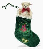 シュタイフ Teddy Bear With Christmas Stocking 05