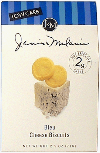 Bleu Cheese Flavor Low Carb Cheese Biscuits 2.5 oz. box by J&M Foods by J&M Foods
