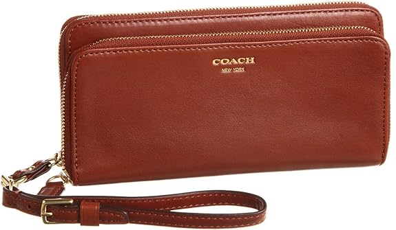 coach wallets zipper