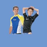 NeoSport Loose Fit Rashguard Short Sleeve Dive Shirt Anti-UV