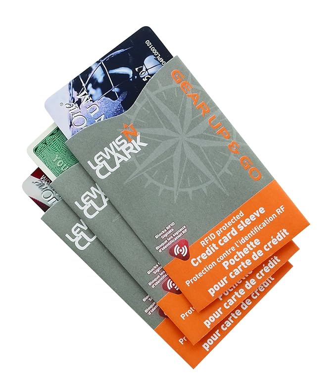 Amazon.com: Lewis N. Clark Luggage Rfid 3 Pack Credit Card Shield ... Amazon.com: Lewis N. Clark Luggage Rfid 3 Pack Credit Card Shield ...