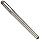 Alvord Polk 155-S-07 High-Speed Steel Taper Pin Reamer Set, Straight Flute, Uncoated Finish, 5-Piece, #0 - #5 Taper Pin Sizes in Wood Case
