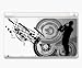 Music Saxophone Decorative Protector Skin Decal Sticker for Nintendo DS Lite
