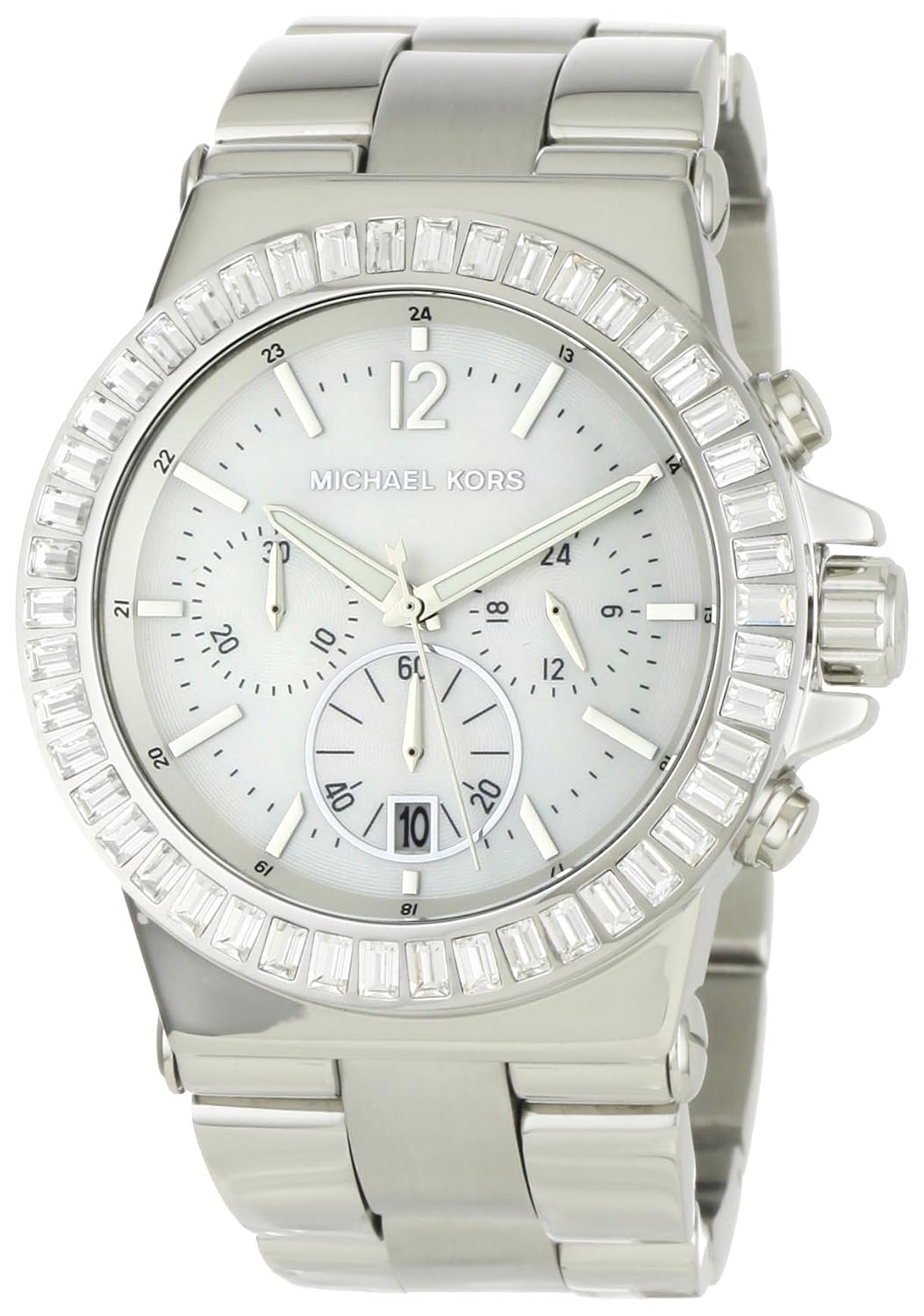 fossil glitz watch, fossil glitz silver watch, fossil analog glitz silver dial watch, fossil analog glitz silver dial watch, michael kors watch dupe