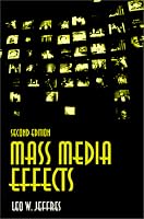 Mass Media Effects
