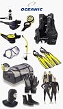 Oceanic Economy Cold Water Dive Package With Wetsuit, Bag +