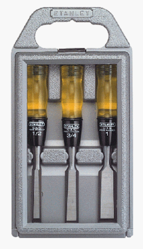 Stanley 16-900 3-Piece Wood Chisel Set