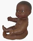 Large Vinyl Anatomically Correct African-American Boy & Girl Baby Dolls Set