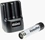 Black &  Decker VP132 VersaPak 3.6-Volt 2-Port 3-Hour Stick Style Battery Charger with 1 VP100 Battery