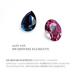 drop.スワロフスキー ドロップ ピアス