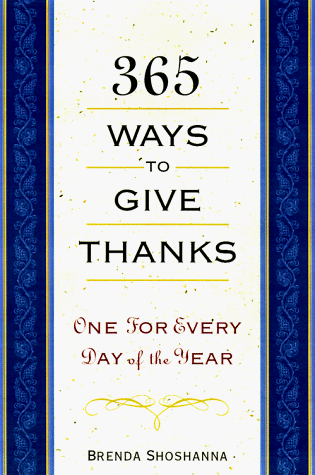 365 ways to give thanks one for every day of the year