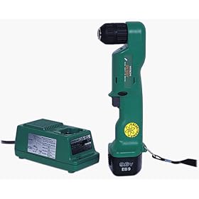 Hitachi DN10DYK 3/8-Inch 9.6 Volt Cordless Right Angle Drill Kit