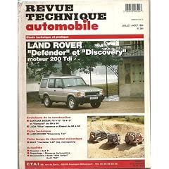 Revue technique automobile : Land rover, defender et discovery, moteur 200 tdi