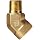 Parker Brass Pipe Fitting, 45 Degree Street Elbow, NPT Female X NPT Male