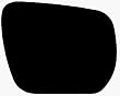 2007 SUZUKI GRAND VITARA Convex Passenger Side Mirror Glass