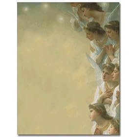 Heavenly Angels Holiday Letterhead by Lenmar