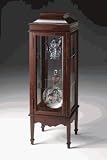 Elegant Decor 5013024 Curio Cabinet - Plantation Cherry Finish