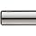 Niagara Cutter B555 Straight Tooth Shank Type Keyseat Cutter, High Speed Steel, Uncoated (Bright), Round Shank, 3/8" Cutter Diameter, 8 Tooth, 1/8" Width
