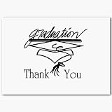 Masterpiece Studios 13820 Black Graduation Thank You