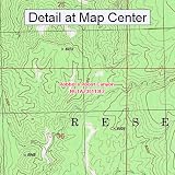 USGS Topographic Quadrangle Map - Robbers Roost Canyon, Arizona (Folded/Waterproof)