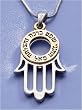 Cabbalic Hamsa Hand Necklace