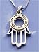 Cabbalic Hamsa Hand Necklace